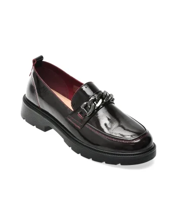 Mocasini GRYXX visinii, 911, din piele naturala lacuita