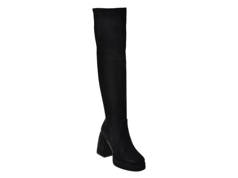Cizme GRYXX negre, 6208X, din material textil