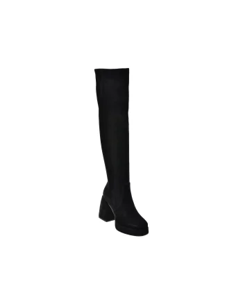 Cizme GRYXX negre, 6208X, din material textil