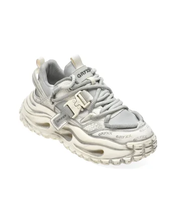 Pantofi sport GRYXX gri, 9078, din piele ecologica