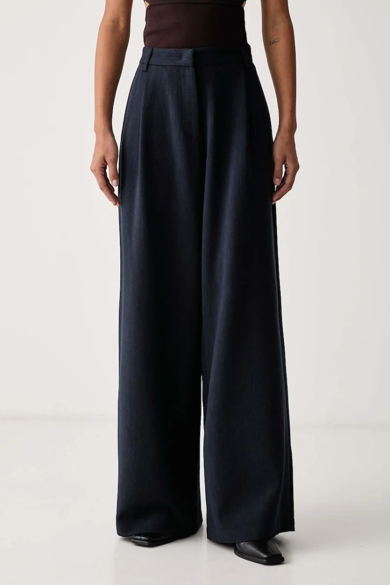 Sessun  pantaloni wide leg pentru copii cu vâscoză