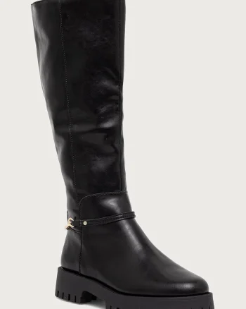 Steve Madden  cizme pentru femei din piele Longshot