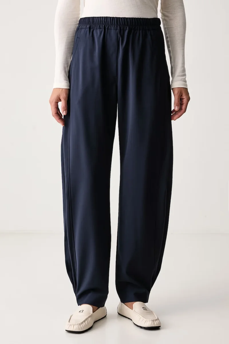 Lacoste  pantaloni pentru femei cu amestec de lână