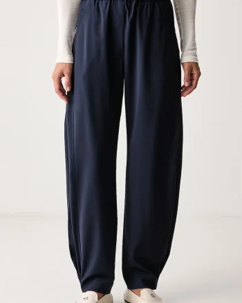 Lacoste  pantaloni pentru femei cu amestec de lână