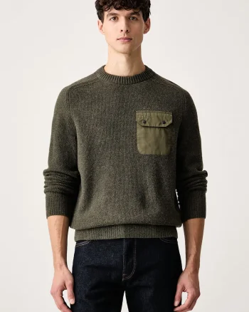 Barbour  pulover pentru bărbați din lână Stockham