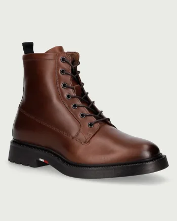 Tommy Hilfiger  încălțăminte pentru bărbați din piele CORPORATE CASUAL LTH BOOT