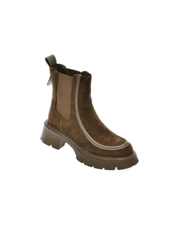 Ghete EPICA kaki, 356V, din piele intoarsa