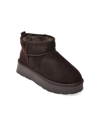 Ghete GRYXX maro, 228520, din piele intoarsa