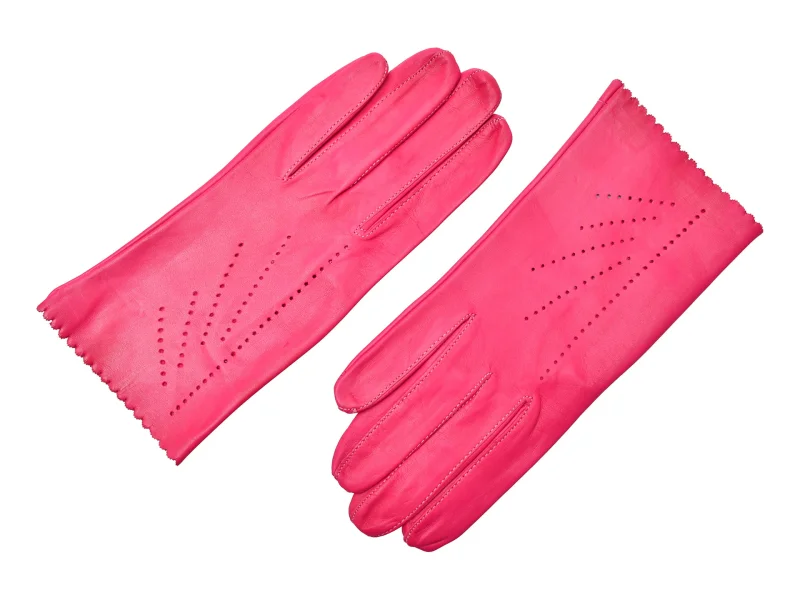 Manusi EPICA fucsia, D31, din piele naturala