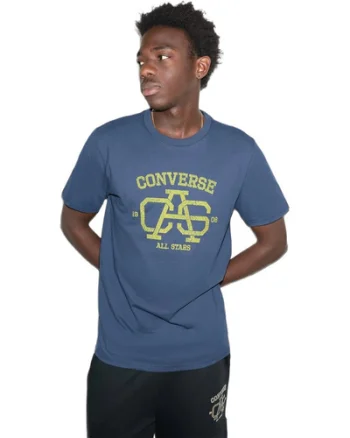 Tricou barbati Converse Cas Varsity Tee CVM6T542-NVY