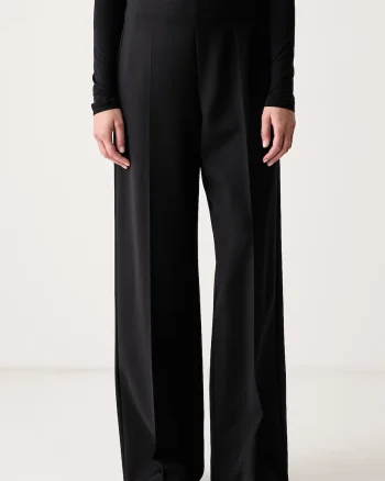 Le Privé  pantaloni de costum pentru femei cu vâscoză LISON TROUSERS NOIR