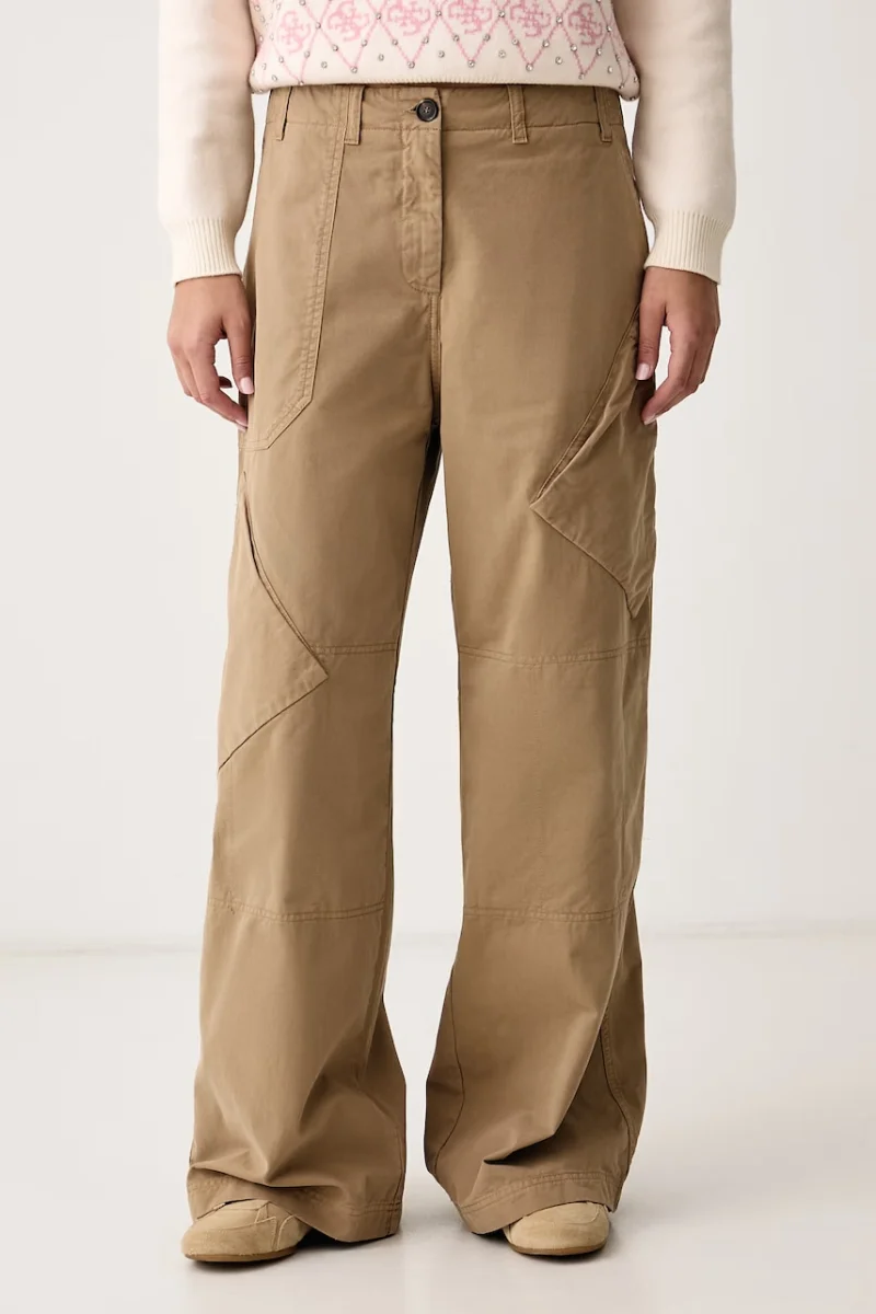 Pinko  pantaloni cargo pentru femei din bumbac
