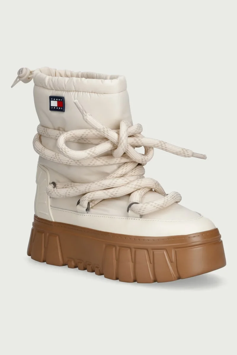 Tommy Jeans  TJW PLATFORM NYLON SNOWBOOT WL cizme de zăpadă pentru femei
