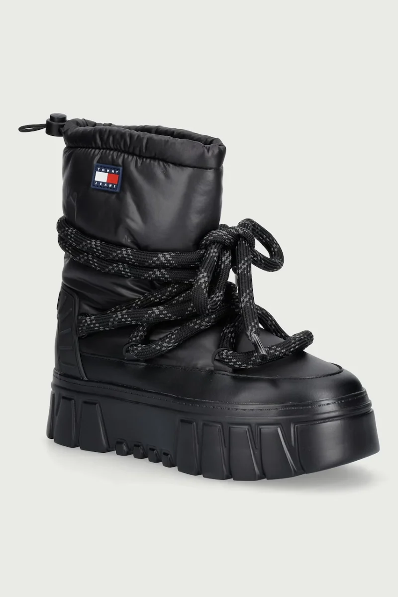 Tommy Jeans  TJW PLATFORM NYLON SNOWBOOT WL cizme de zăpadă pentru femei
