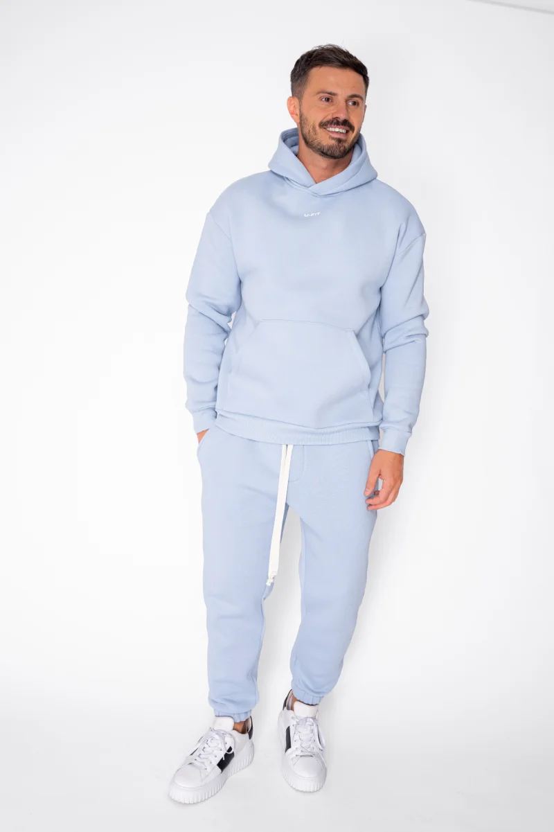 Set Winter hanorac si pantalon Sky Blue