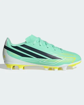 Ghete fotbal copii Adidas F50 Hyperfast Club FG verde