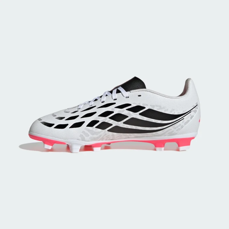 Ghete fotbal copii Adidas Predator Club FG alb