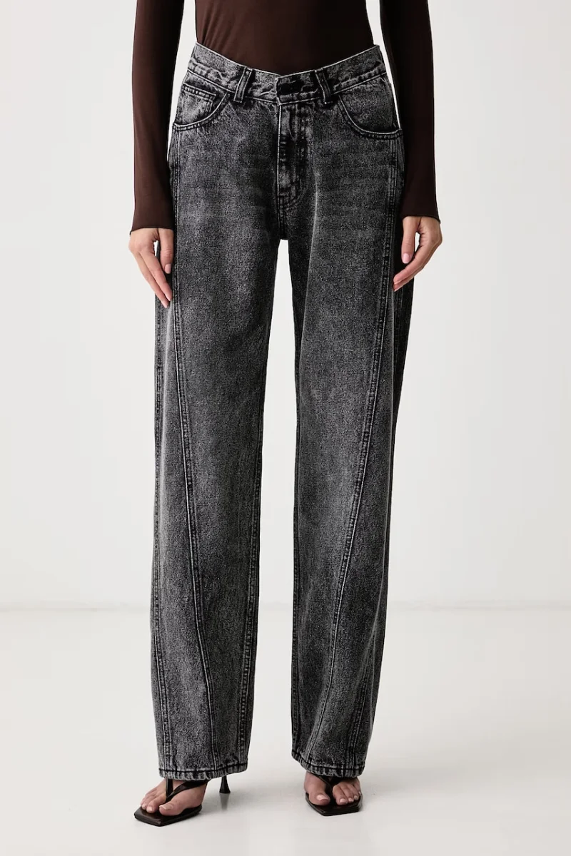 Le Privé  pentru femei ICONIC JEANS GRIS