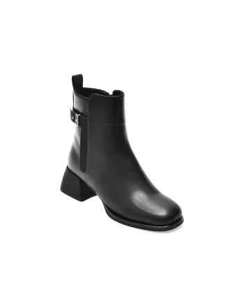 Ghete ALDO negre, 6A752, din piele naturala