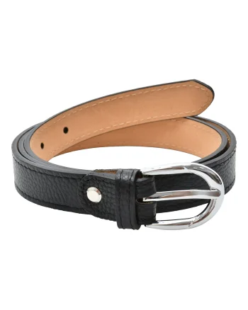 Curea EPICA neagra, F39, din piele naturala