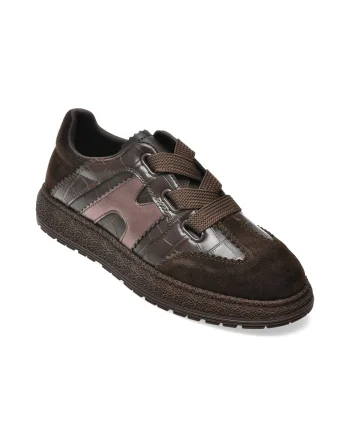 Pantofi sport FLAVIA PASSINI maro, 7835M, din piele naturala