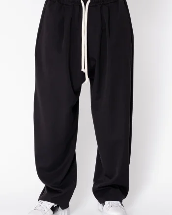 Pantaloni lungi largi Oversized Black