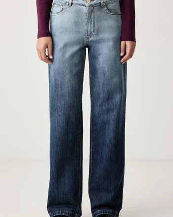 Fracomina  blugi wide leg pentru femei