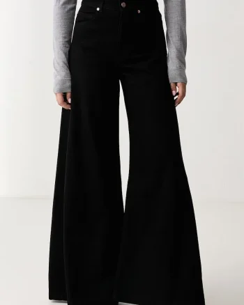 BOSS Orange  blugi wide leg pentru femei C_JANE HR 1.0