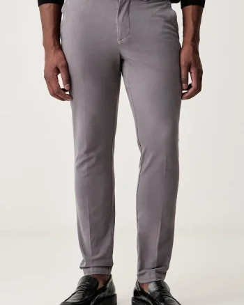 BOSS  pantaloni chinos pentru bărbați din bumbac cu elastan H-Kaiton1
