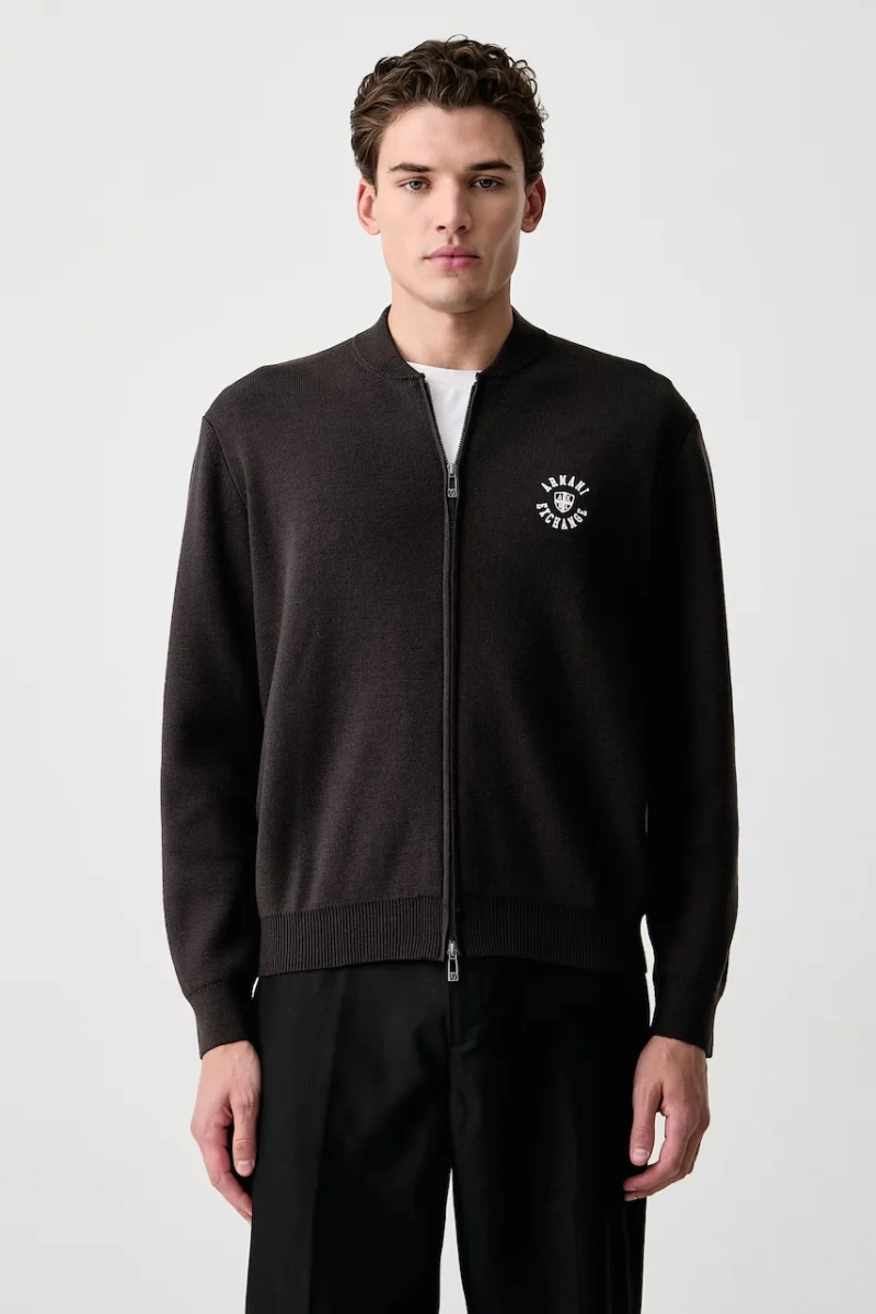 Armani Exchange  cardigan pentru bărbați cu amestec de lână