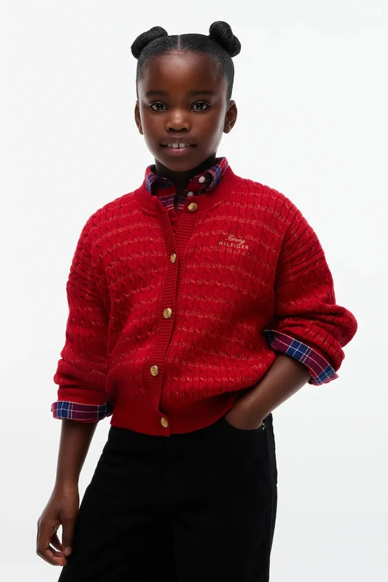 Tommy Hilfiger  cardigan pentru copii din bumbac