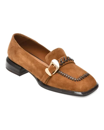 Mocasini EPICA maro, 669B602, din piele intoarsa