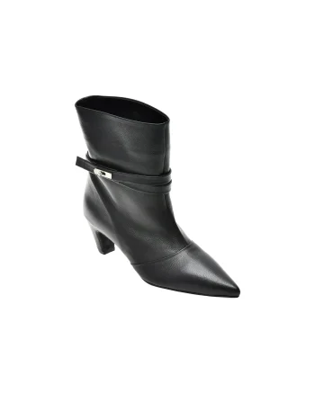 Botine elegante EPICA negre, 3691825, din piele naturala