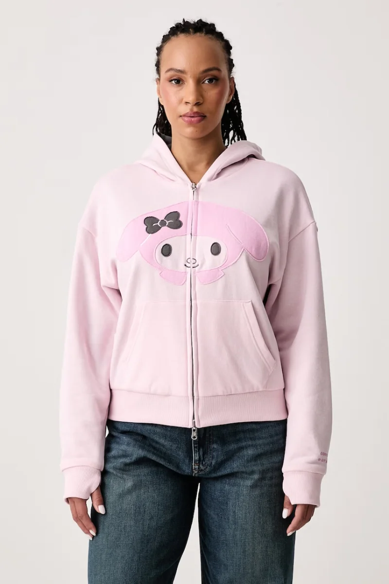 Converse  bluză reversibilă pentru femei cu bumbac x HELLO KITTY