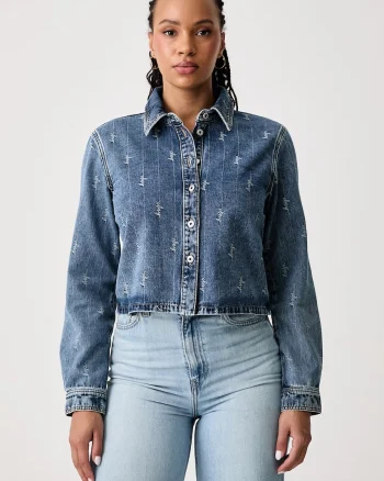 HUGO Blue  cămașă de damă din denim Glamori_B