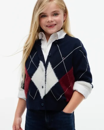 Tommy Hilfiger  cardigan pentru copii cu amestec de lână