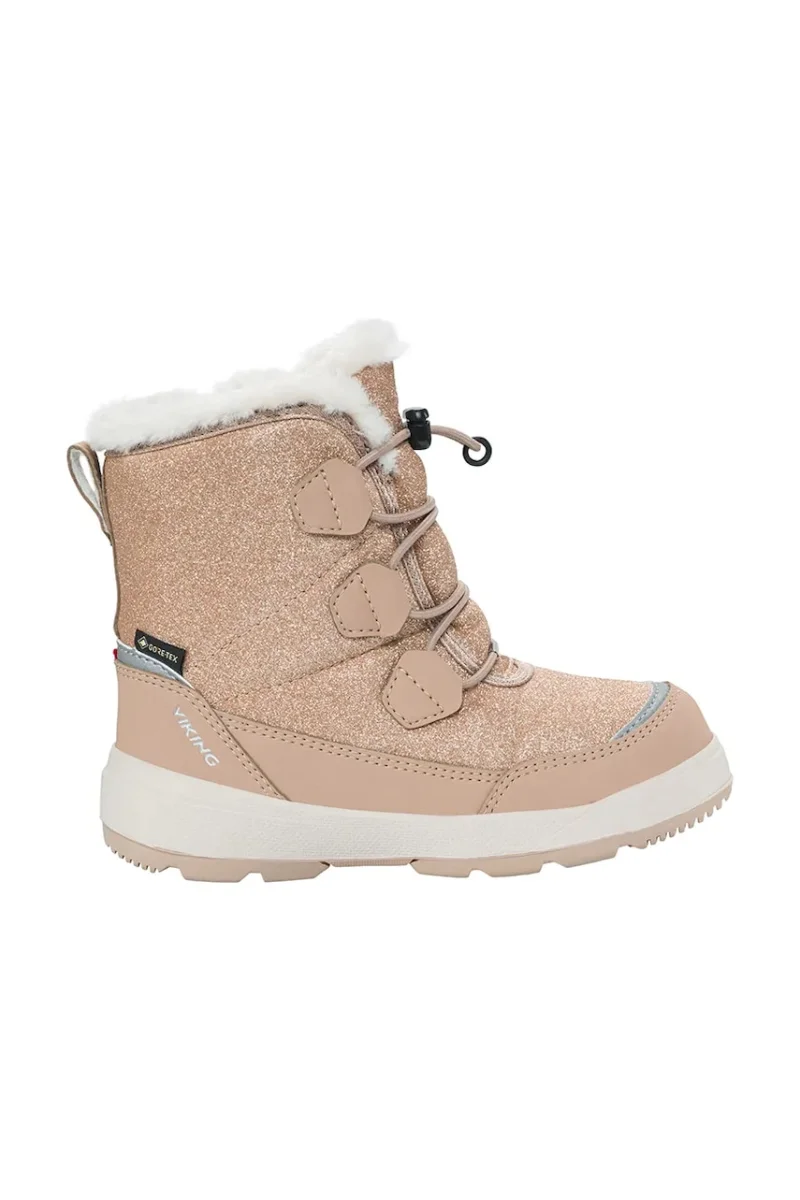 Viking Kids  încălțăminte de iarnă pentru copii Toasty Glitter Warm GTX Zip
