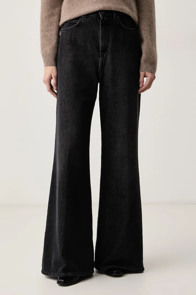 Weekend Max Mara  blugi wide leg pentru femei WKDSPORT