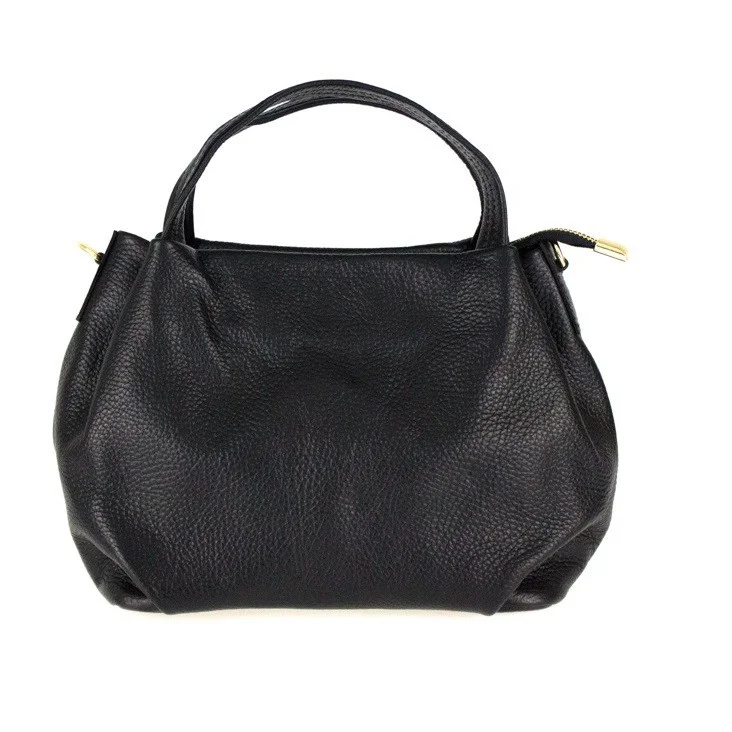 Geanta dama Bonella GT582, piele naturala, negru
