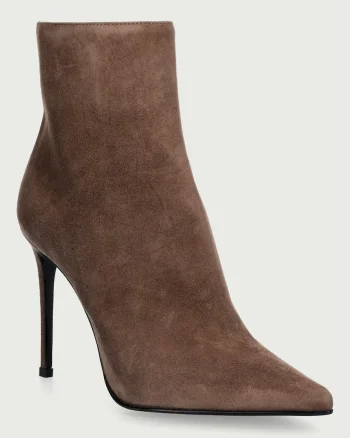 Le Silla  botine cu toc cui pentru femei din piele întoarsă Stivaletto Eva