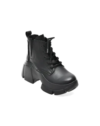 Ghete GRYXX negre, 68295, din piele naturala