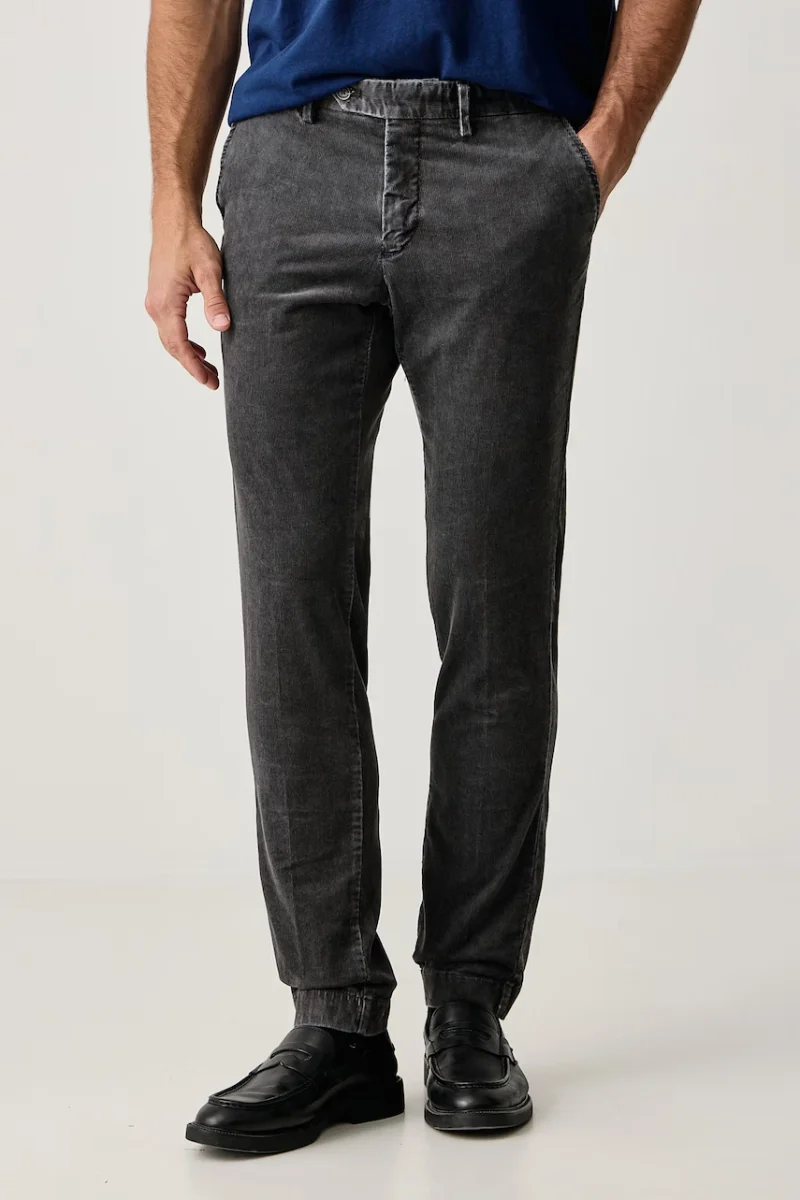 Hackett London  pantaloni chinos pentru bărbați din catifea reiată