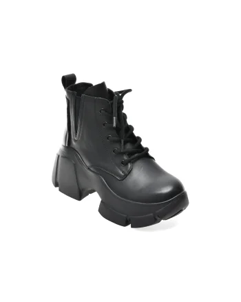 Ghete GRYXX negre, 68295, din piele naturala